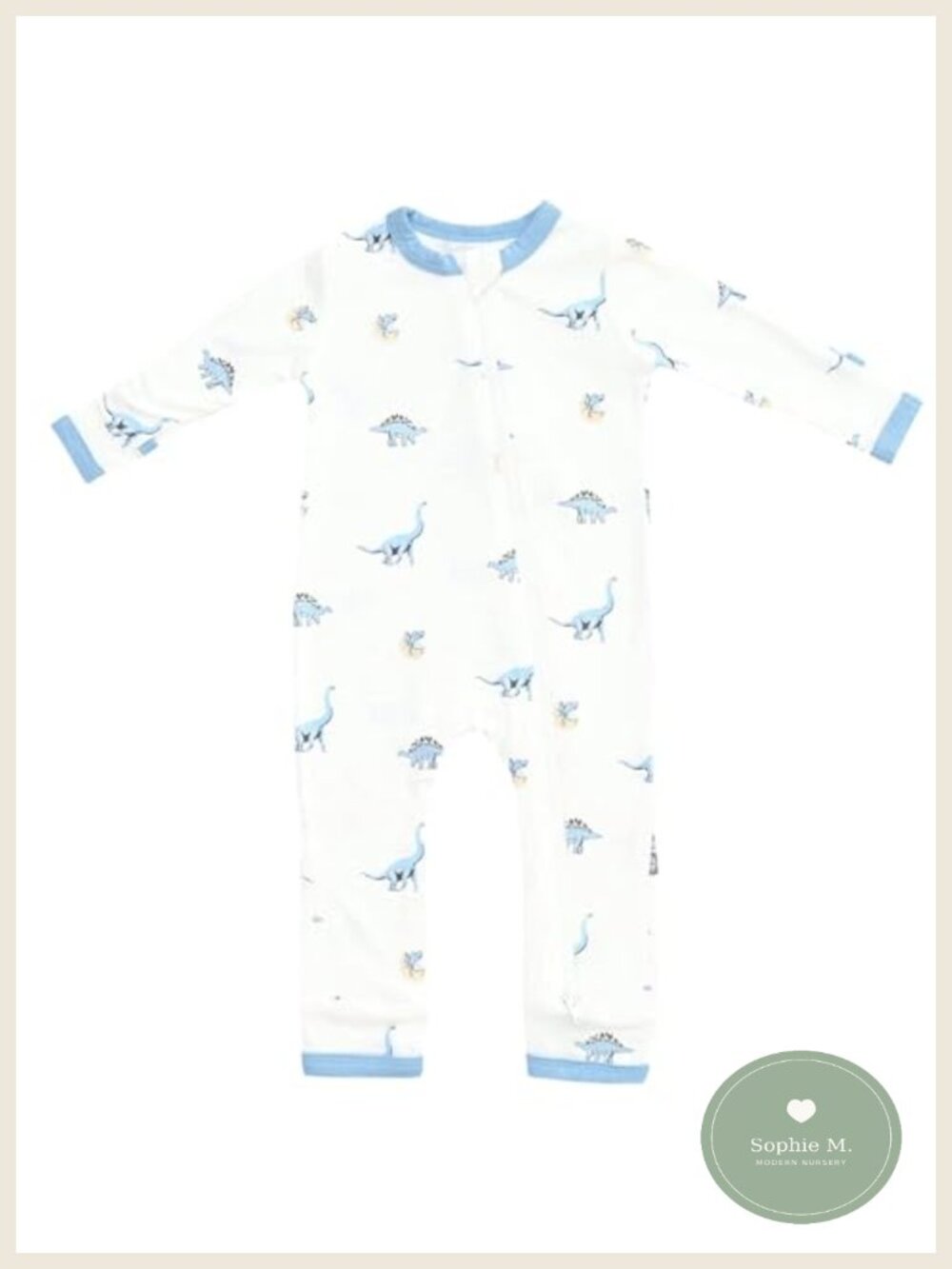 Bamboo Rayon Dual Zipper Romper Infant Toddler Unisex